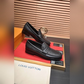 【LV】 (оригинальная кожаная подкладка) Новейшие кожаные деловые ту