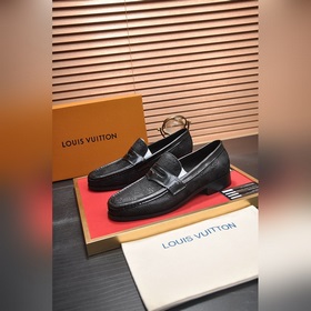 【LV】 (оригинальная кожаная подкладка) Новейшие кожаные деловые ту