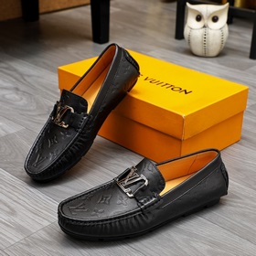 LV Louis Vuitton мужские туфли высшего качества, точная копия ори
