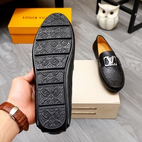 LV Louis Vuitton мужские туфли высшего качества, точная копия ори