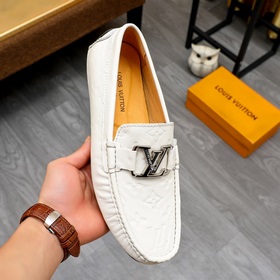 LV Louis Vuitton мужские туфли высшего качества, точная копия ори