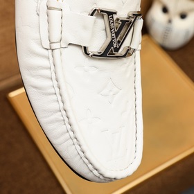 LV Louis Vuitton мужские туфли высшего качества, точная копия ори