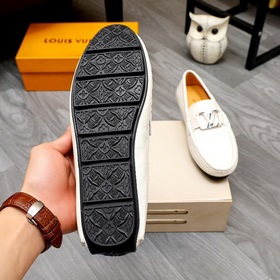 LV Louis Vuitton мужские туфли высшего качества, точная копия ори