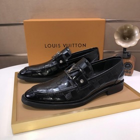 【LV】 (оригинальная кожаная подкладка) Новейшие кожаные деловые ту
