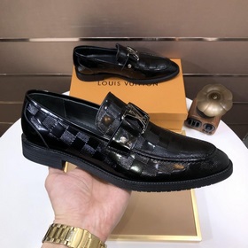 【LV】 (оригинальная кожаная подкладка) Новейшие кожаные деловые ту