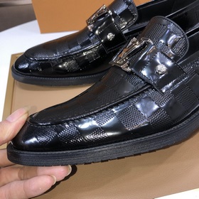【LV】 (оригинальная кожаная подкладка) Новейшие кожаные деловые ту