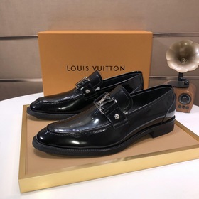 【LV】 (оригинальная кожаная подкладка) Новейшие кожаные деловые ту