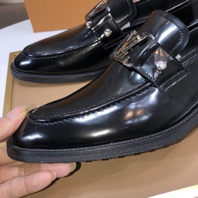 【LV】 (оригинальная кожаная подкладка) Новейшие кожаные деловые ту