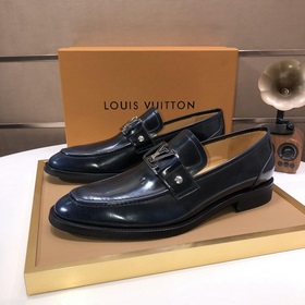 【LV】 (оригинальная кожаная подкладка) Новейшие кожаные деловые ту