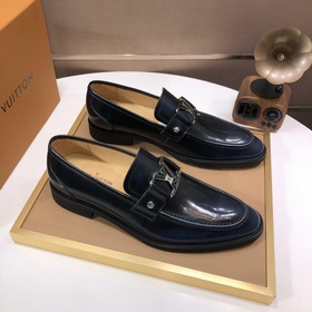 【LV】 (оригинальная кожаная подкладка) Новейшие кожаные деловые ту
