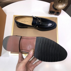 【LV】 (оригинальная кожаная подкладка) Новейшие кожаные деловые ту