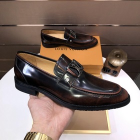 【LV】 (оригинальная кожаная подкладка) Новейшие кожаные деловые ту