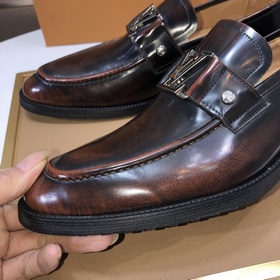 【LV】 (оригинальная кожаная подкладка) Новейшие кожаные деловые ту