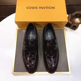 【LV】 (оригинальная кожаная подкладка) Новейшие кожаные деловые ту