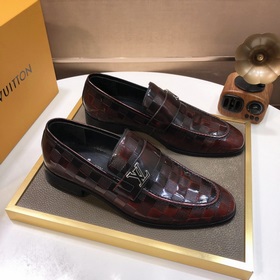 【LV】 (оригинальная кожаная подкладка) Новейшие кожаные деловые ту