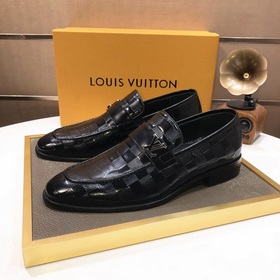 【LV】 (оригинальная кожаная подкладка) Новейшие кожаные деловые ту