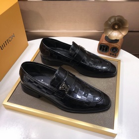 【LV】 (оригинальная кожаная подкладка) Новейшие кожаные деловые ту