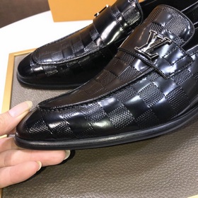 【LV】 (оригинальная кожаная подкладка) Новейшие кожаные деловые ту
