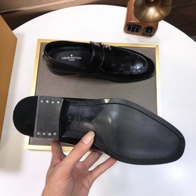 【LV】 (оригинальная кожаная подкладка) Новейшие кожаные деловые ту