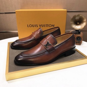 【LV】 (оригинальная кожаная подкладка) Новейшие кожаные деловые ту