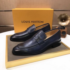 【LV】 (оригинальная кожаная подкладка) Новейшие кожаные деловые ту