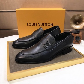 【LV】 (оригинальная кожаная подкладка) Новейшие кожаные деловые ту