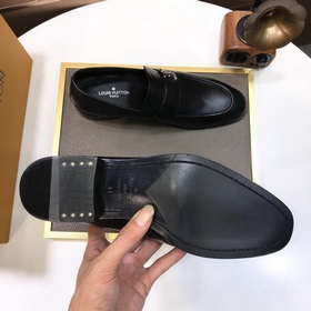 【LV】 (оригинальная кожаная подкладка) Новейшие кожаные деловые ту