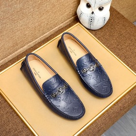 LV Louis Vuitton мужские туфли высшего качества, точная копия ори