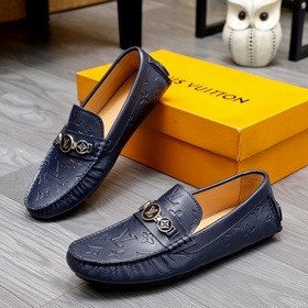 LV Louis Vuitton мужские туфли высшего качества, точная копия ори
