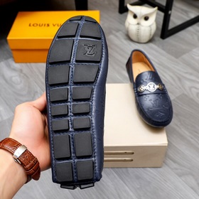 LV Louis Vuitton мужские туфли высшего качества, точная копия ори