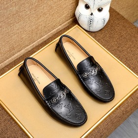 LV Louis Vuitton мужские туфли высшего качества, точная копия ори