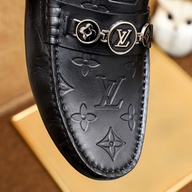 LV Louis Vuitton мужские туфли высшего качества, точная копия ори