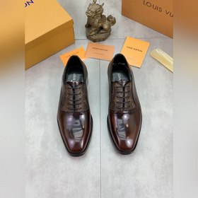 Louis Vuitton (LV) Элегантные кожаные туфли для делового стиля. Р