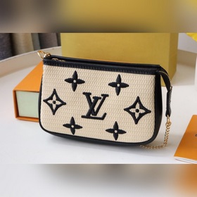 M82472 Мини-сумочка Pochette Accessor из натурального хлопка с ч