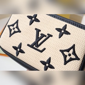 M82472 Мини-сумочка Pochette Accessor из натурального хлопка с ч