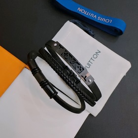 LV Louis Vuitton кожаный браслет на запястье, оригинал, новая мод