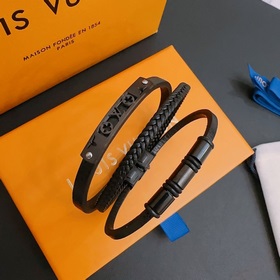 LV Louis Vuitton кожаный браслет на запястье, оригинал, новая мод