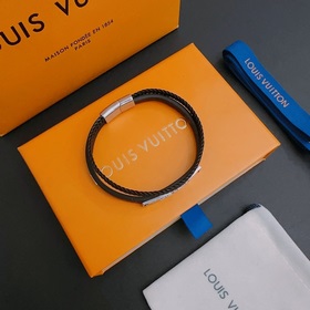 LV Louis Vuitton кожаный браслет на запястье, оригинал, новая мод