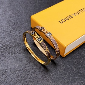 Оригинальный браслет LV из кожи нейтрального цвета, Louis Vuitton