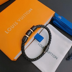 Высококачественный кожаный браслет LV Louis Vuitton, оригинальная