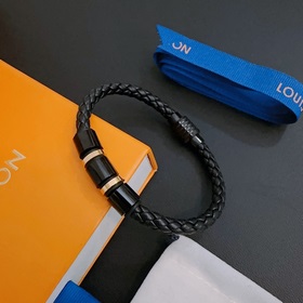Высококачественный кожаный браслет LV Louis Vuitton, оригинальная