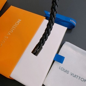 Высококачественный кожаный браслет LV Louis Vuitton, оригинальная