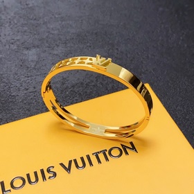 Оригинальный браслет LV с гравировкой букв, Louis Vuitton, матери