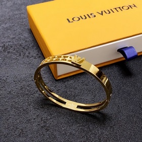 Оригинальный браслет LV с гравировкой букв, Louis Vuitton, матери