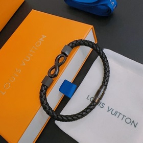 Высококачественный кожаный браслет LV Louis Vuitton, оригинальная