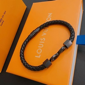 Высококачественный кожаный браслет LV Louis Vuitton, оригинальная