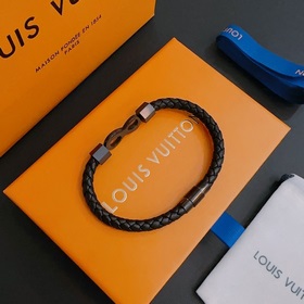 Высококачественный кожаный браслет LV Louis Vuitton, оригинальная