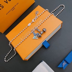 Оригинальное колье Louis Vuitton LV, новая модель из фирменного м