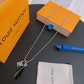 Оригинальный кулон Louis Vuitton LV, новая модель из фирменного м