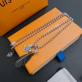 Оригинальный кулон Louis Vuitton LV, новая модель из фирменного м